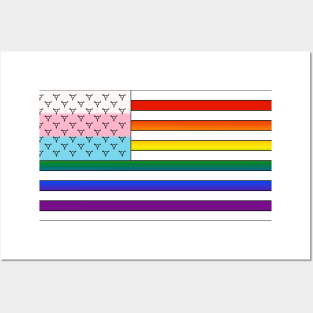 USA Pride Posters and Art